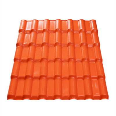 Popular Spanish UPVC Roof Sheets Brick Color R1050 PVC Roofing Sheets Heat Insulation UPVC Roof Tile Durable ASA Film Coating