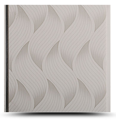 छत और दीवार के लिए लोकप्रिय रंग डिजाइन पीवीसी पैनल वेव मुद्रित पीवीसी बाथरूम दीवार पैनल पानी प्रतिरोधी पैनल बोर्ड बाथरूम के लिए