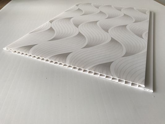 छत और दीवार के लिए लोकप्रिय रंग डिजाइन पीवीसी पैनल वेव मुद्रित पीवीसी बाथरूम दीवार पैनल पानी प्रतिरोधी पैनल बोर्ड बाथरूम के लिए