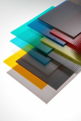 एसजीएस स्वीकृत 6 मिमी पॉली कार्बोनेट पैनल, लेक्सन पॉली कार्बोनेट शीट यूवी संरक्षण