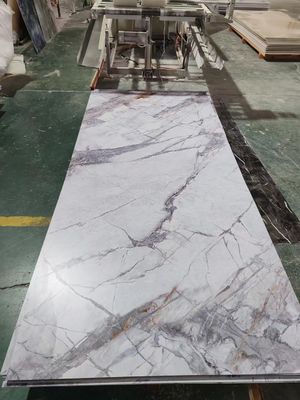 यूवी संगमरमर की चादरें पृष्ठभूमि के लिए 3 मिमी मोटी पीवीसी ठोस कवरिंग