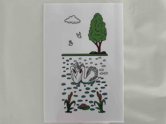 यूवी प्रिंटिंग पॉलीस्टिरीन शीट्स 3 डी प्रिंटिंग सजावटी पीएस शीट्स सफेद रंग विज्ञापन पैनल