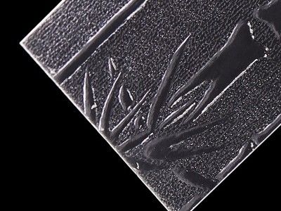 2mm Texture Polystyrene Sheets For Shower Door Various Patterns Clear PS Sheets For Partitions