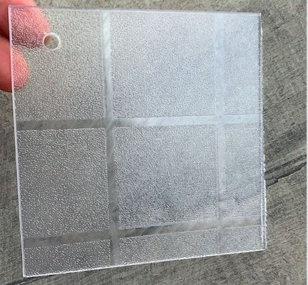 Decorative PS Plastic Sheets Color Embossed Polystyrene Sheets GPPS Pattern Plexiglass Sheet