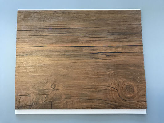 10 इंच लकड़ी के टुकड़े टुकड़े छत पैनल मोटाई 7.5mm छत के लिए