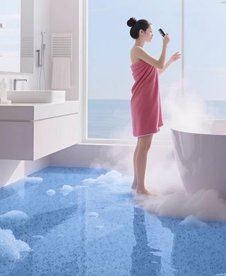 Easy To Install Epoxy Colored Sand Floor Paint For Outdoor Using Two Parts Quartz Epoxy Painting Colored Epoxy Flooring