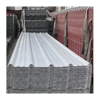 White PVC Roof Sheets Durable UPVC Sheets For Roofing And Wall Cladding PVC Wave Sheet For Factory Wall And Roofing Blanco Tejas De UPVC