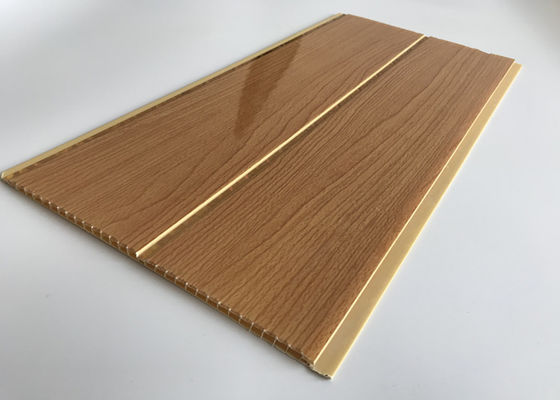 मध्य नाली मुद्रण पीवीसी लकड़ी पैनलों साफ सतह आग Retardant साफ कर लें