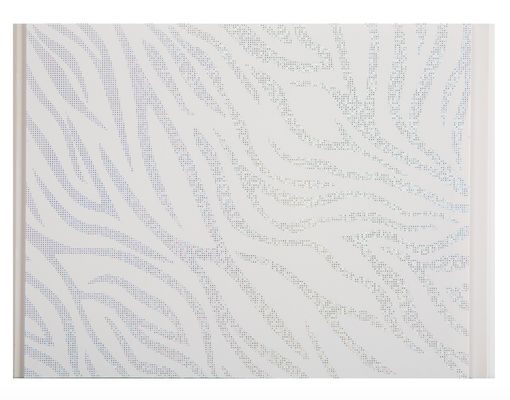 आंतरिक दीवारों को कवर करने के लिए 10 इंच सजावटी पीवीसी पैनल गर्म मुद्रांकन सतह खत्म